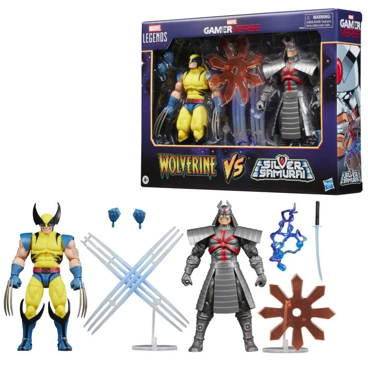 Marvel Legends Gamerverse Wolverine vs. Silver Samurai Action Figure Two-Pack