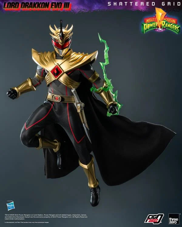 PRE-ORDER - Mighty Morphin Power Rangers: Shattered Grid FigZero Lord Drakkon (Evo III Ver.) 1/6 Scale Action Figure