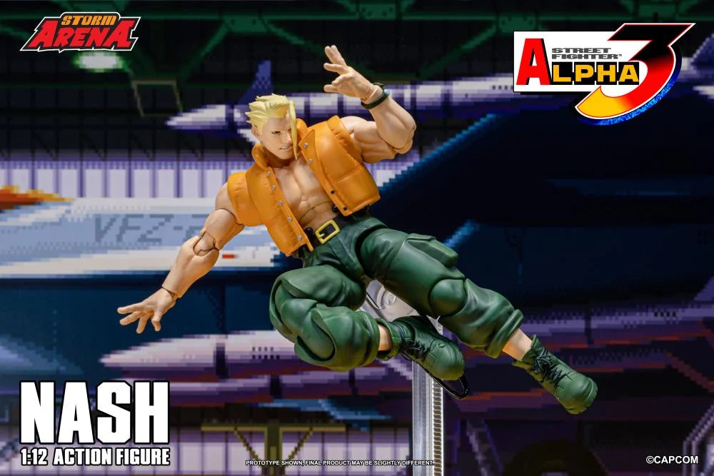 Pre-Order - Street Fighter Alpha 3 Storm Arena Nash 1/12 Scale Action Figure