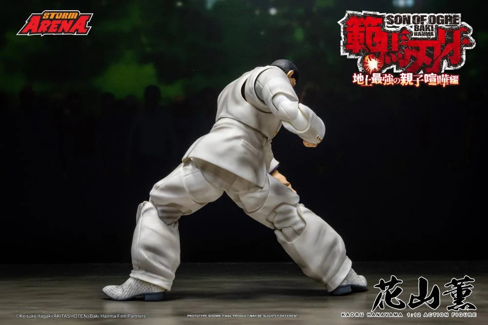 Pre-Order - Baki Hanma: Son of Ogre Storm Arena Kaoru Hanayama 1/12 Scale Action Figure