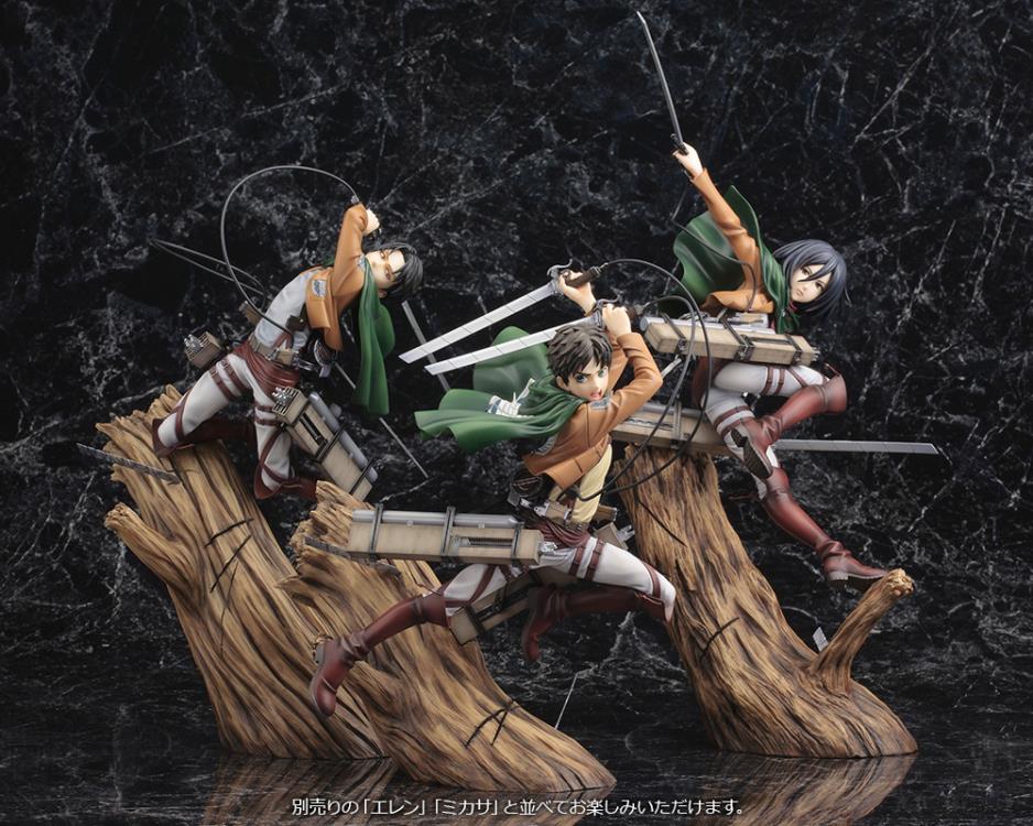 Attack on Titan ArtFX J Levi (Renewal Package Ver.) 1/8 Scale Figure