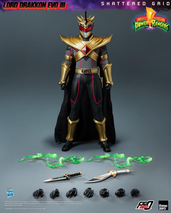 PRE-ORDER - Mighty Morphin Power Rangers: Shattered Grid FigZero Lord Drakkon (Evo III Ver.) 1/6 Scale Action Figure