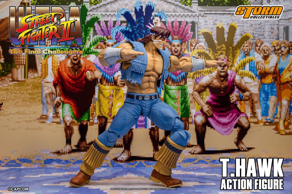 PRE-ORDER - Ultra Street Fighter II: The Final Challengers T. Hawk 1/12 Scale Action Figure