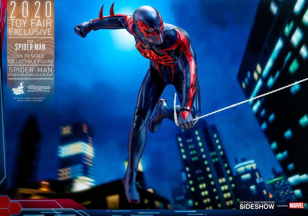 Marvel's Spider-Man VGM42 Spider-Man 2099 (Black Suit) 1/6th Scale 2020 Toy Fair Exclusive Collectible Figure