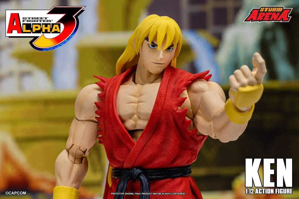 Pre-Order - Street Fighter Alpha 3 Storm Arena Ken 1/12 Scale Action Figure