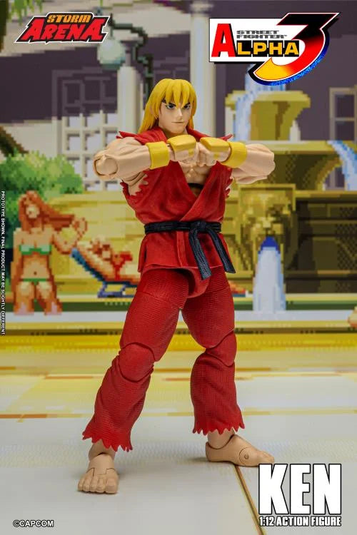 Pre-Order - Street Fighter Alpha 3 Storm Arena Ken 1/12 Scale Action Figure