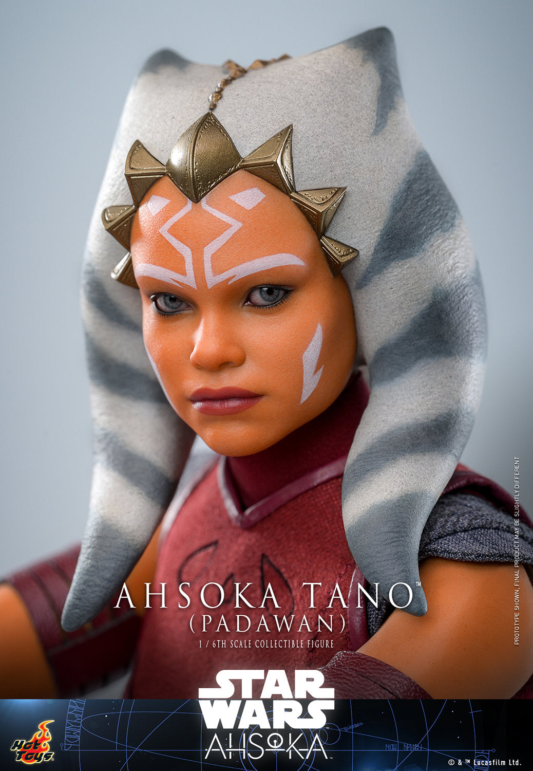 Star Wars: Ahsoka TMS123 Ahsoka Tano (Padawan) 1/6th Scale Collectible Figure *Dented Box & Shipper*