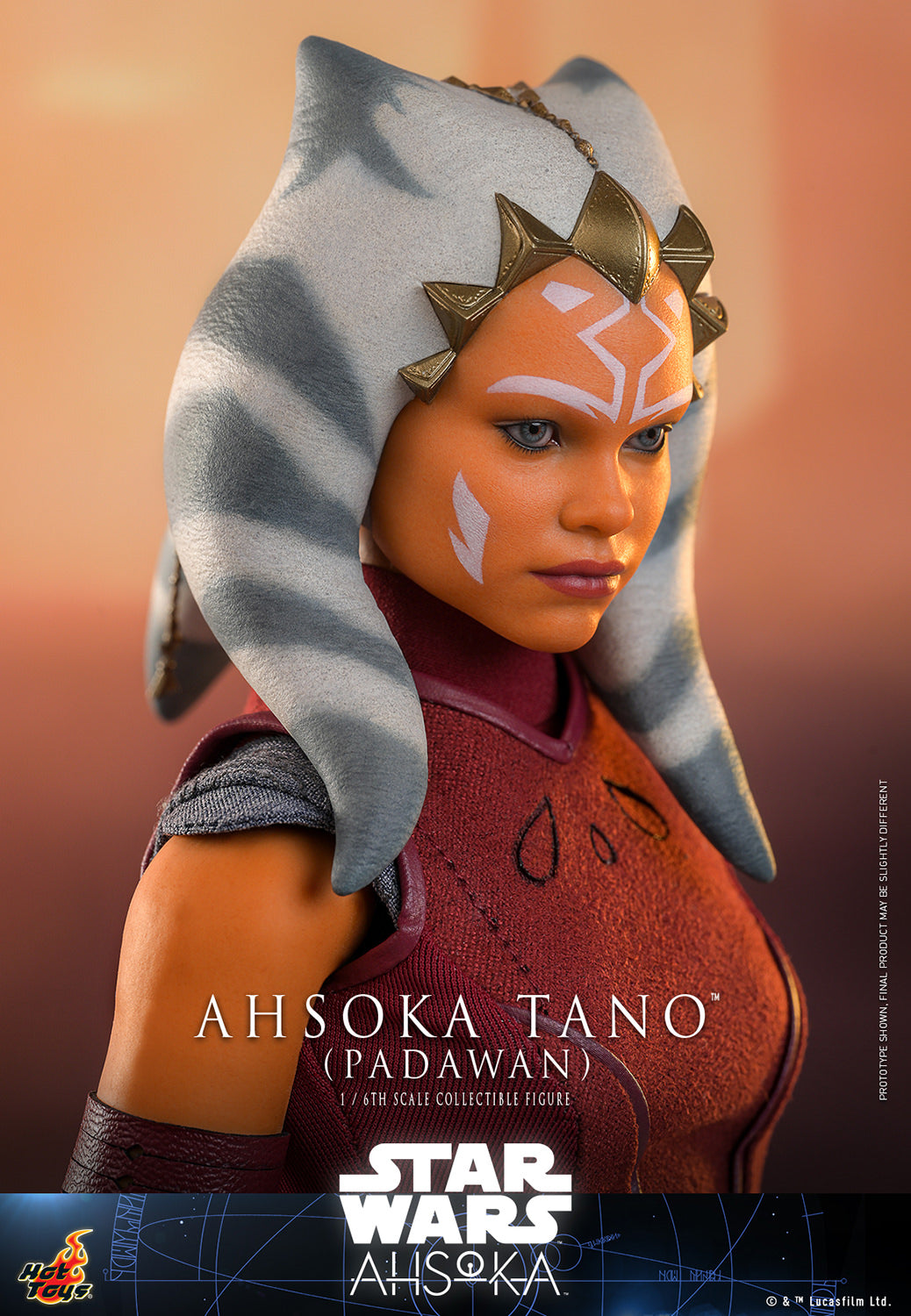 Star Wars: Ahsoka TMS123 Ahsoka Tano (Padawan) 1/6th Scale Collectible Figure *Dented Box & Shipper*