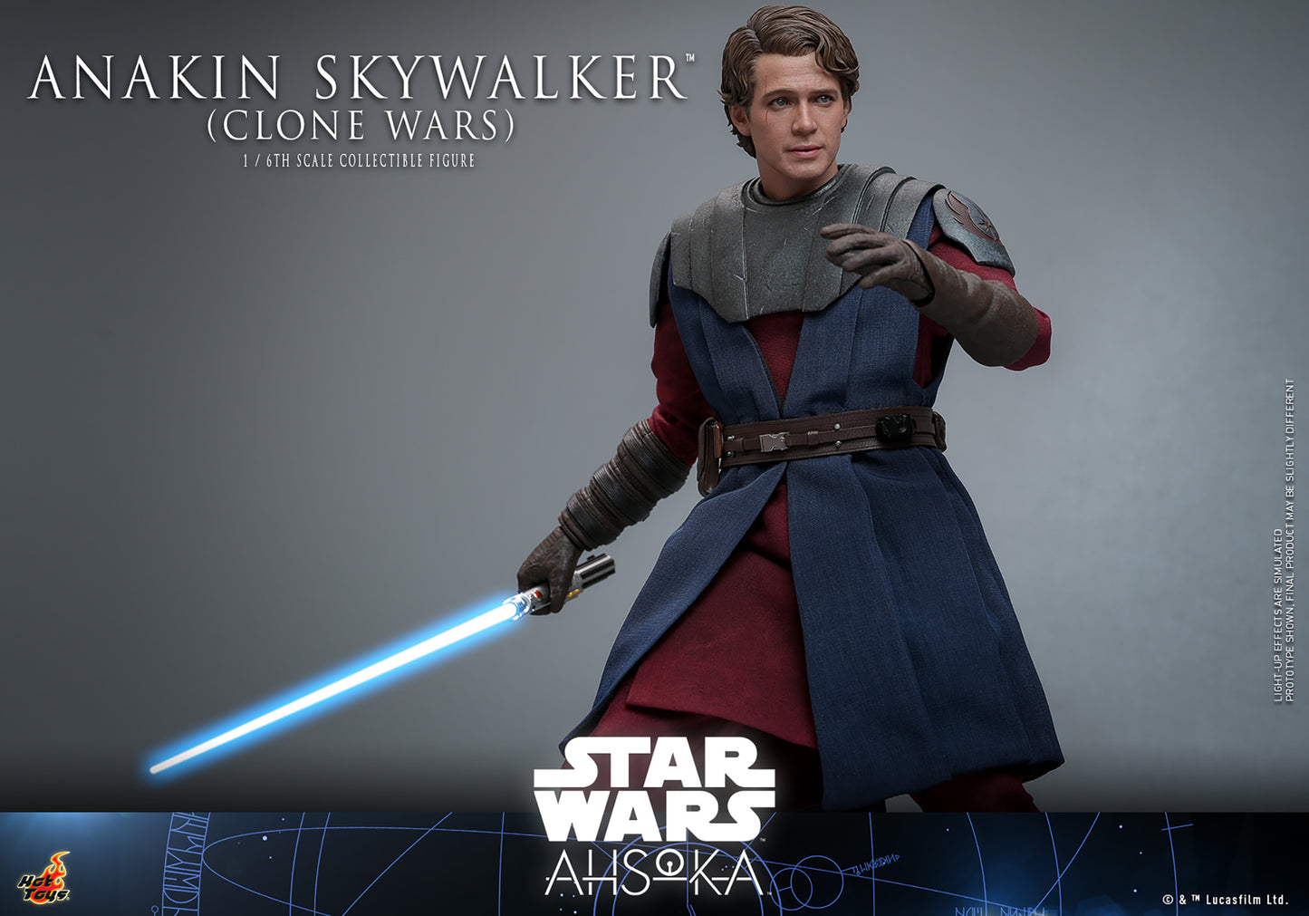 Pre-Order - Star Wars: Ahsoka TMS Anakin Skywalker (Clone Wars Era) 1/6 Scale Collectible Figure