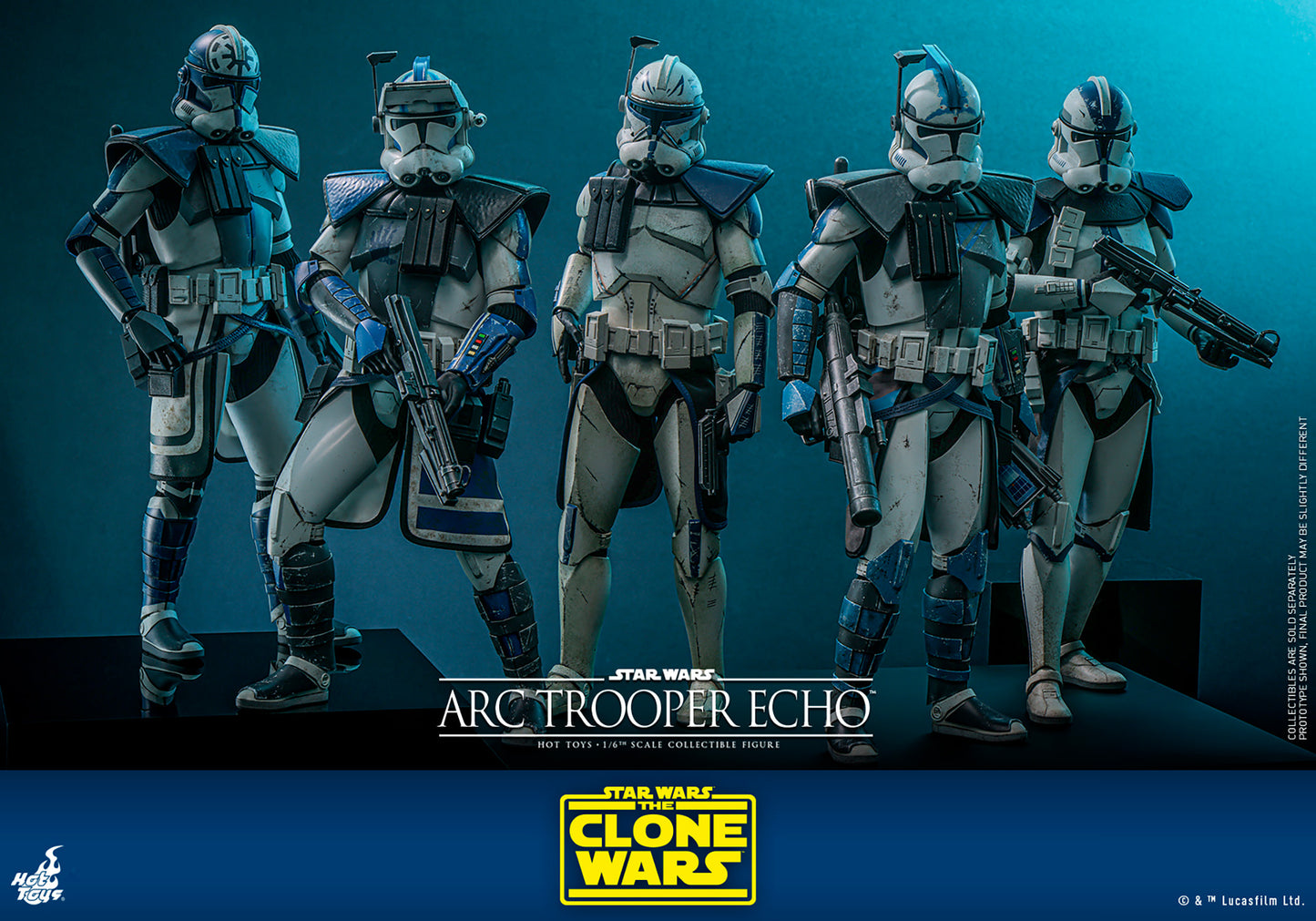 PRE-ORDER: Star Wars: The Clone Wars TMS133 Arc Trooper Echo 1/6th Scale Collectible Figure