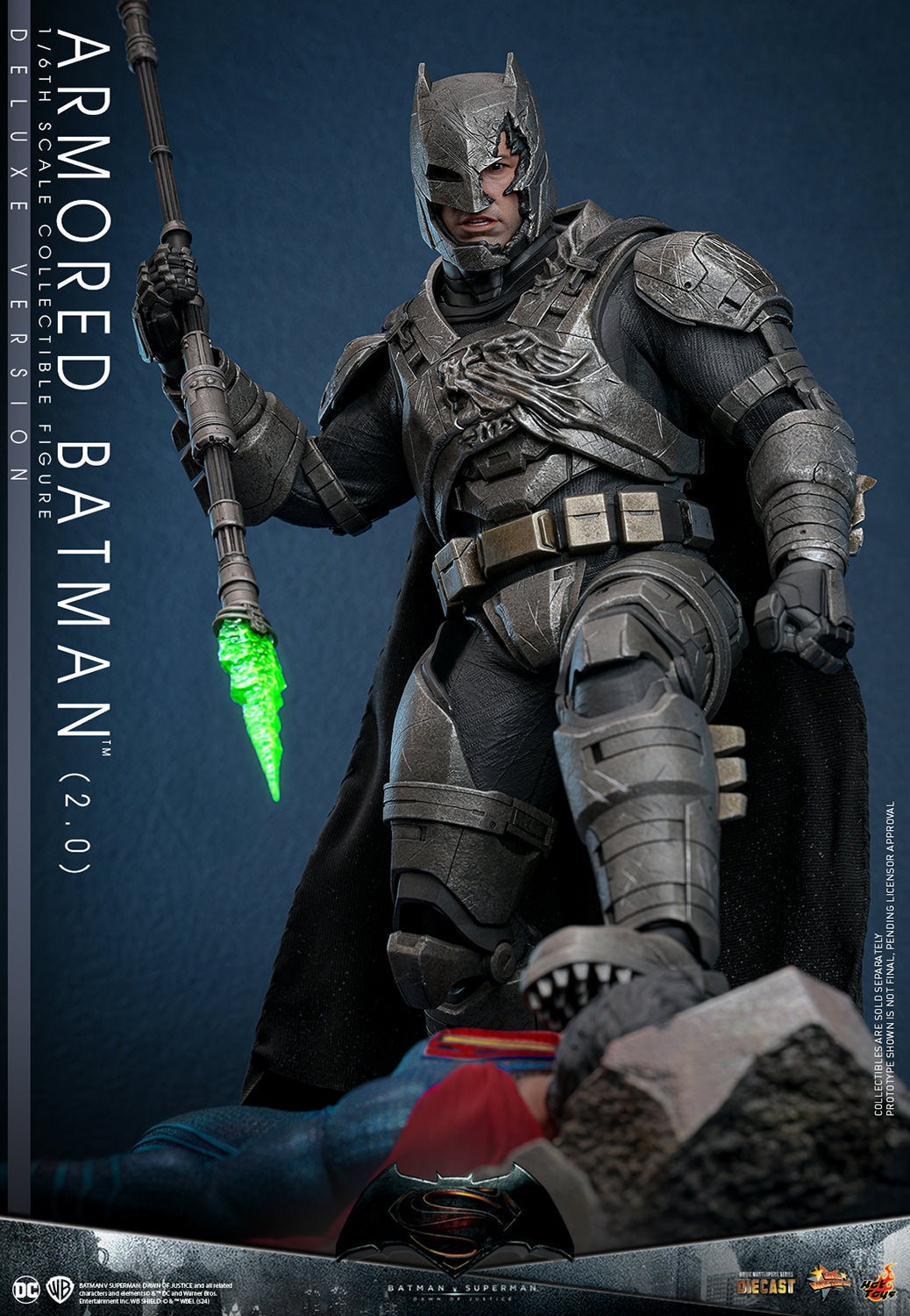 Pre-Order - Batman v Superman: Dawn of Justice MMS742D62 Armored Batman (2.0) Deluxe 1/6th Scale Collectible Figure