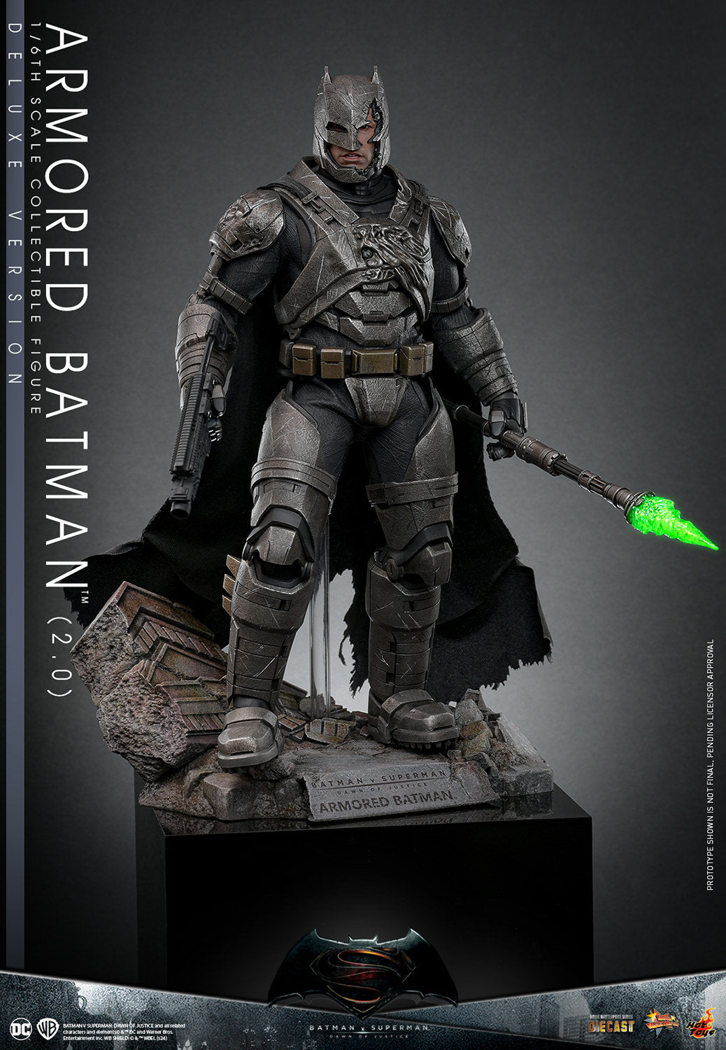 Pre-Order - Batman v Superman: Dawn of Justice MMS742D62 Armored Batman (2.0) Deluxe 1/6th Scale Collectible Figure