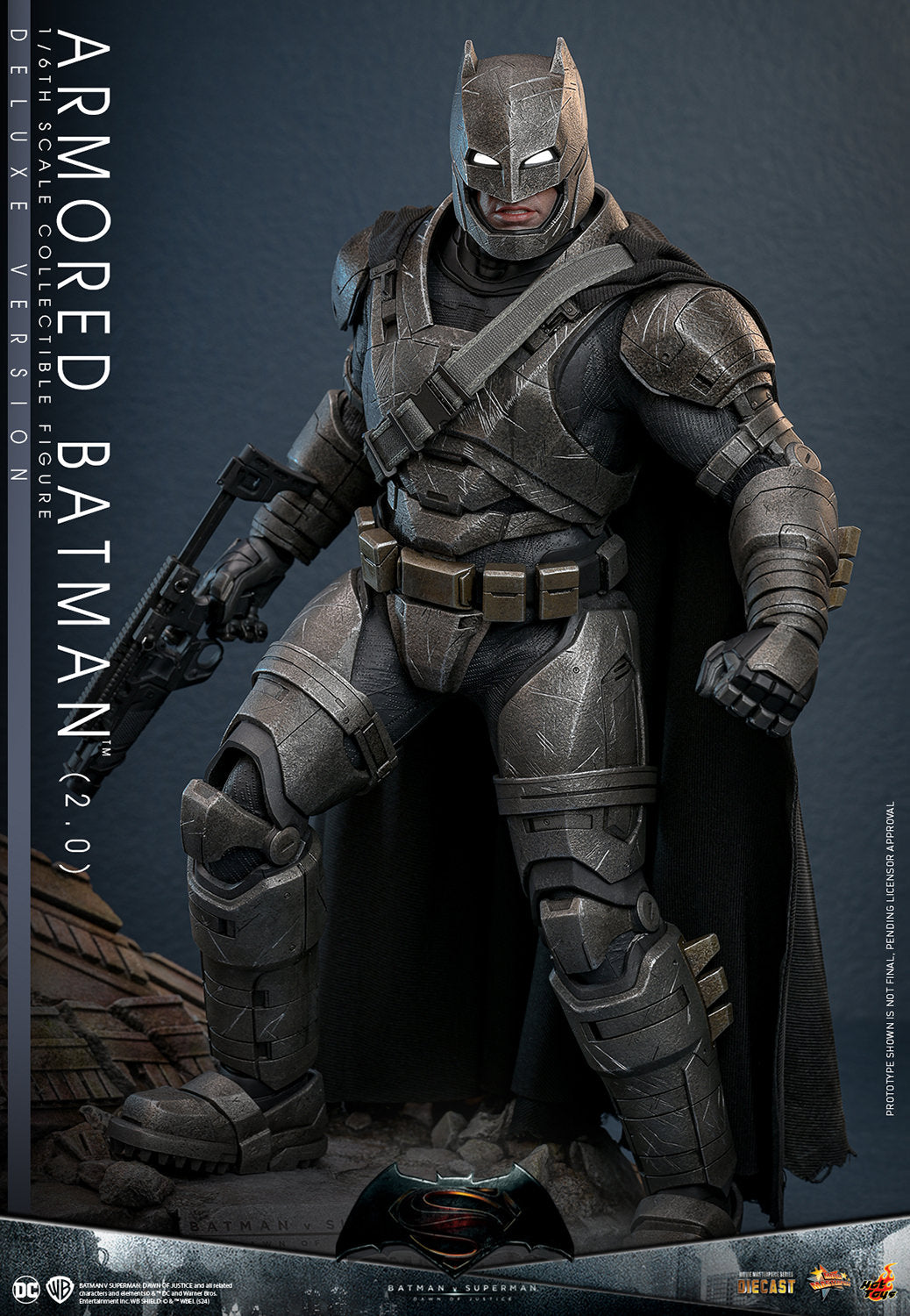 Pre-Order - Batman v Superman: Dawn of Justice MMS742D62 Armored Batman (2.0) Deluxe 1/6th Scale Collectible Figure