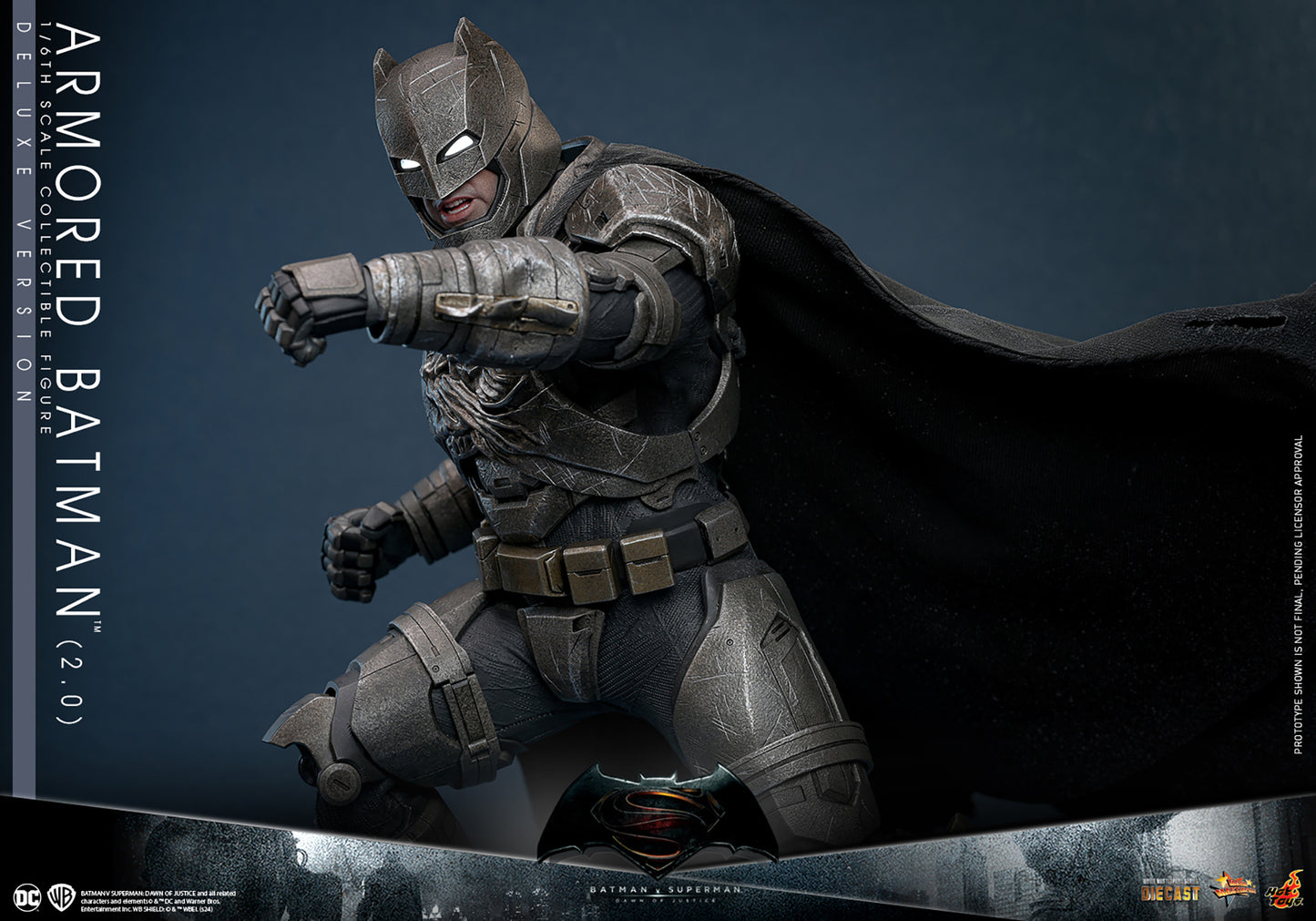 Pre-Order - Batman v Superman: Dawn of Justice MMS742D62 Armored Batman (2.0) Deluxe 1/6th Scale Collectible Figure