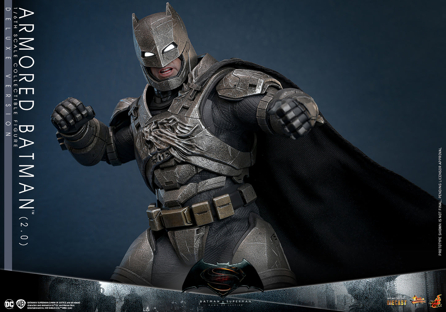 Pre-Order - Batman v Superman: Dawn of Justice MMS742D62 Armored Batman (2.0) Deluxe 1/6th Scale Collectible Figure