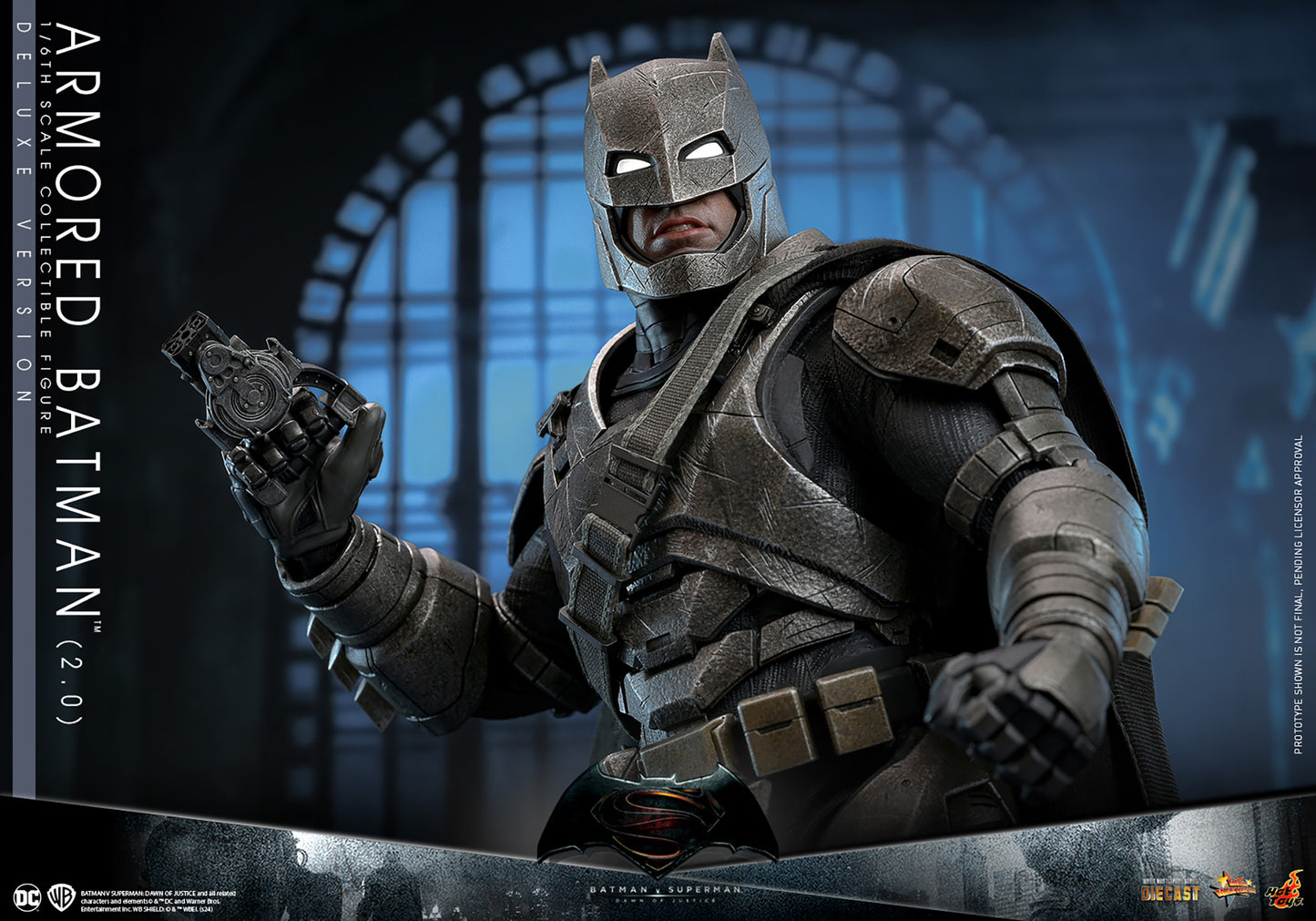 Pre-Order - Batman v Superman: Dawn of Justice MMS742D62 Armored Batman (2.0) Deluxe 1/6th Scale Collectible Figure
