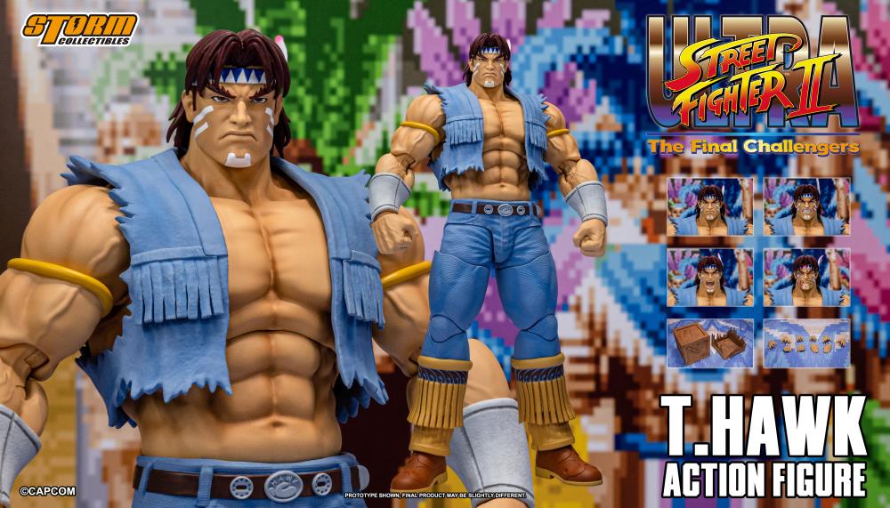 PRE-ORDER - Ultra Street Fighter II: The Final Challengers T. Hawk 1/12 Scale Action Figure
