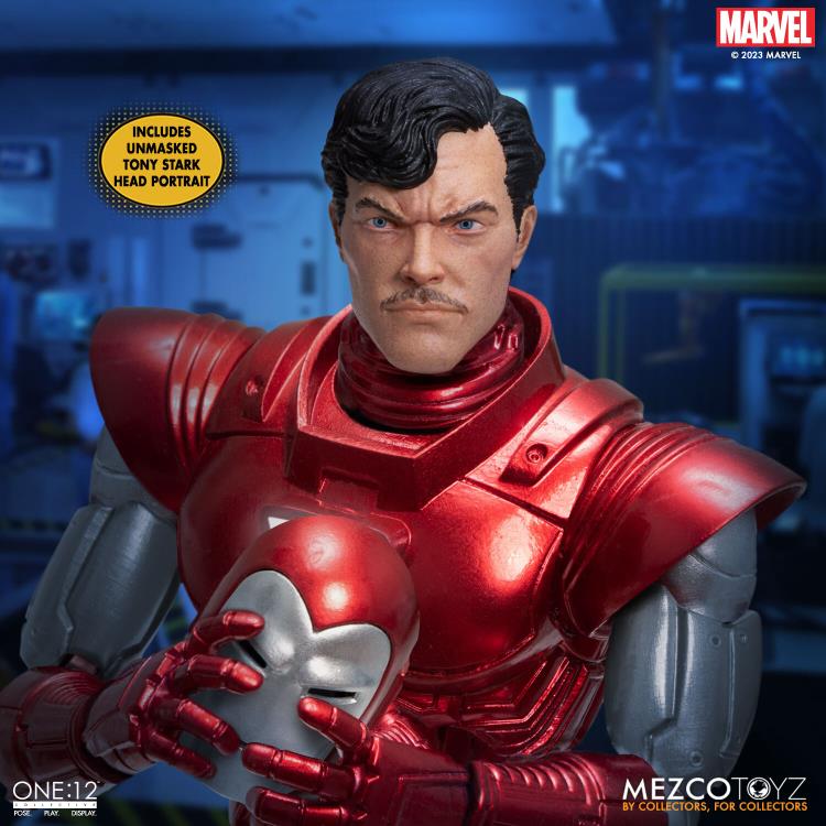 PRE-ORDER - Marvel Comics One:12 Collective Iron Man (Silver Centurion)