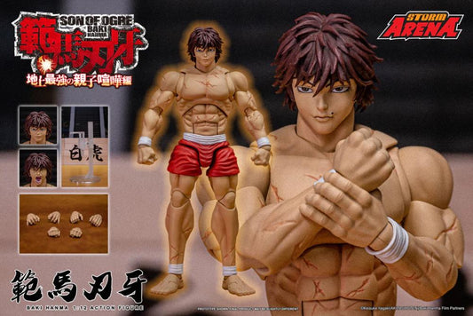 Pre-Order - Baki Hanma: Son of Ogre Storm Arena Baki Hanma 1/12 Scale Action Figure