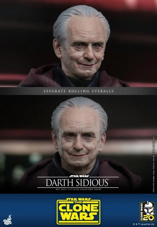 Star Wars: The Clone Wars TMS102 Darth Sidious 1/6th Scale Collectible Figure