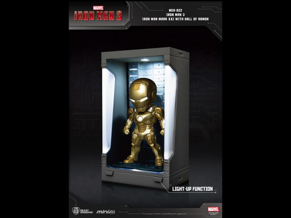 Iron Man 3 Mini Egg Attack MEA-022 Iron Man Mark XXI With Hall of Armor