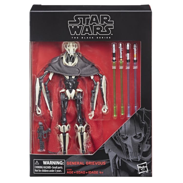 Star Wars: The Black Series 6" Deluxe General Grievous (Revenge of the Sith) - DAMAGED BOX