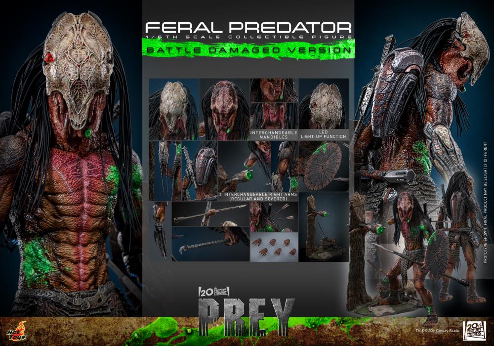 Pre-Order - Prey TMS173 Feral Predator (Battle Damaged Ver.) 1/6th Scale Collectible Figure