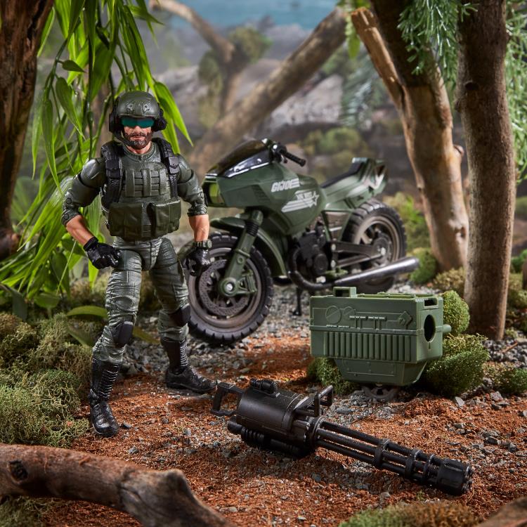 G.I. Joe Classified Series Special Missions: Cobra Island Alvin “Breaker” Kinney Figure with RAM Cycle Exclusive