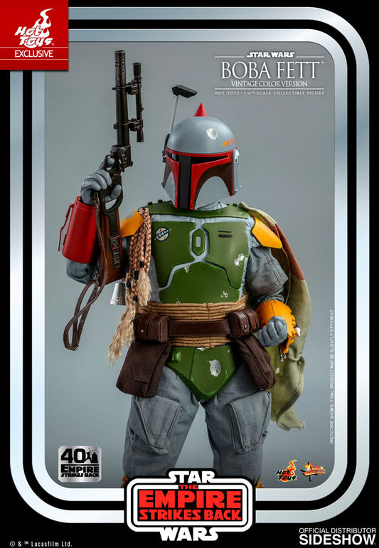 Star Wars: Boba Fett (Vintage Color Ver) MMS571 40th Anniversary 1/6th Scale Collectible Figure (Copy)