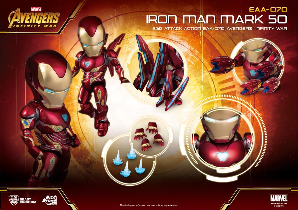 Avengers: Infinity War Egg Attack Action EAA-070 Iron Man Mark L