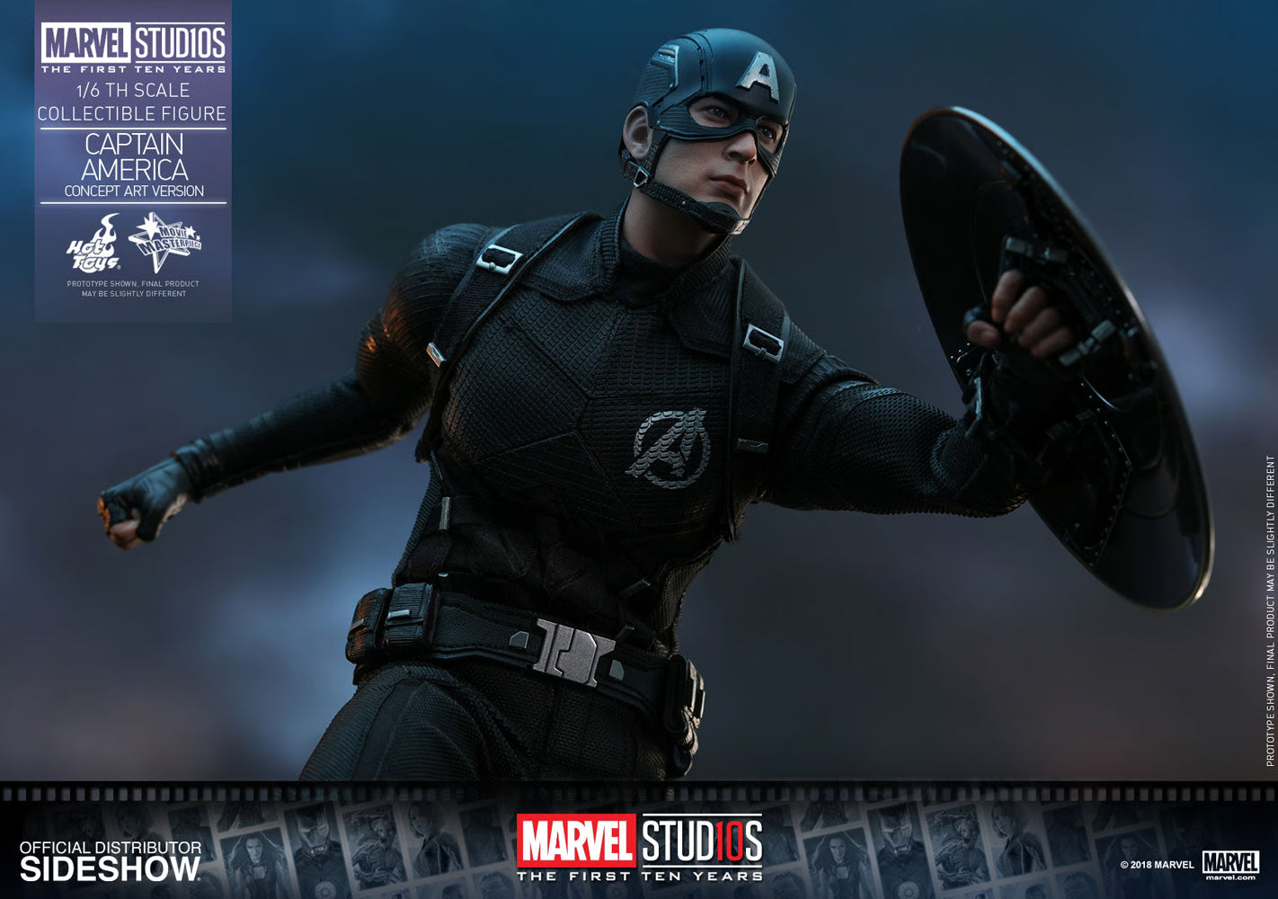 Captain America Concept Art Ver. MMS488 1/6th Scale Exclusive Collectible Figure