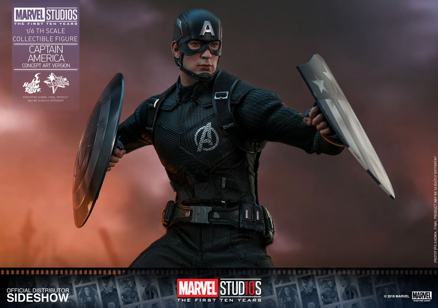 Captain America Concept Art Ver. MMS488 1/6th Scale Exclusive Collectible Figure