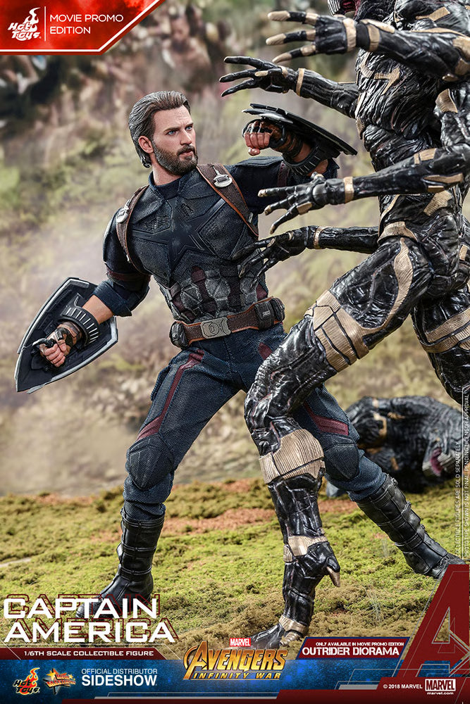 Avengers: Infinity War - Captain America Movie Promo Ed. MMS481 1/6th Scale Exclusive Collectible Figure