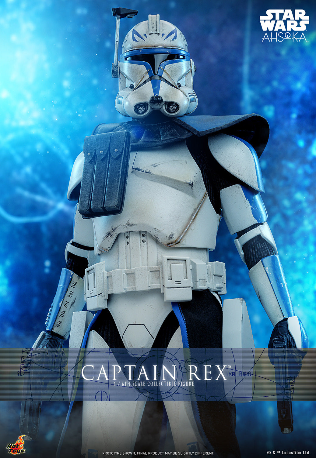 Star Wars: Ahsoka TMS119 Captain Rex 1/6th Scale Collectible Figure