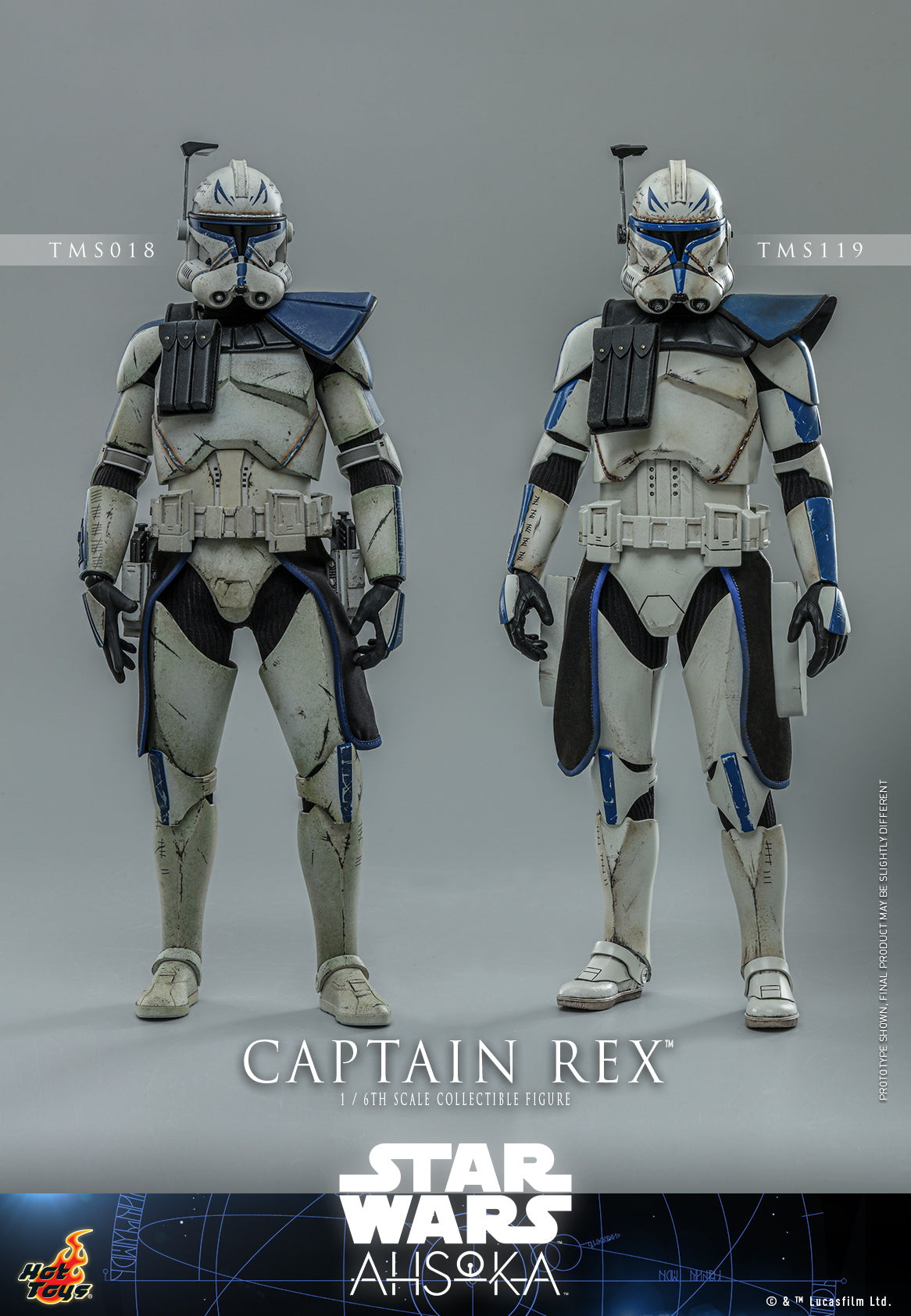 Star Wars: Ahsoka TMS119 Captain Rex 1/6th Scale Collectible Figure