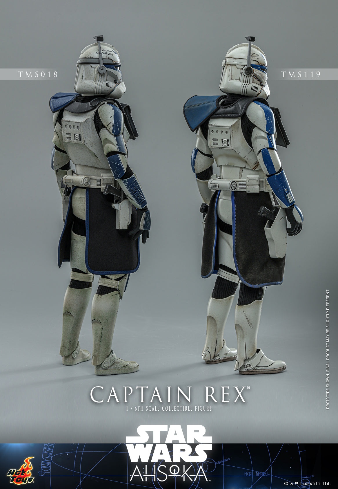 Star Wars: Ahsoka TMS119 Captain Rex 1/6th Scale Collectible Figure