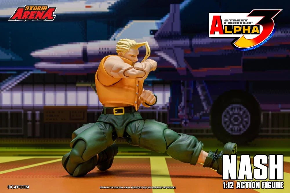 Pre-Order - Street Fighter Alpha 3 Storm Arena Nash 1/12 Scale Action Figure