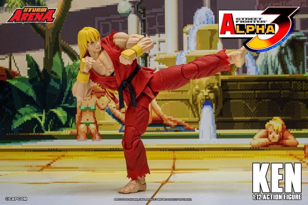 Pre-Order - Street Fighter Alpha 3 Storm Arena Ken 1/12 Scale Action Figure