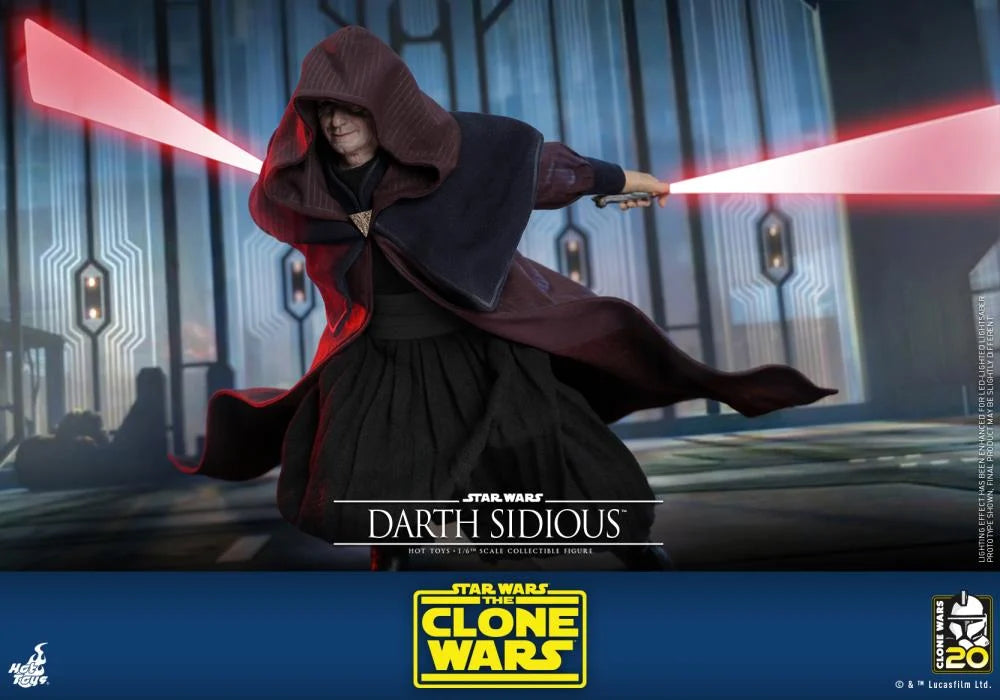 Star Wars: The Clone Wars TMS102 Darth Sidious 1/6th Scale Collectible Figure