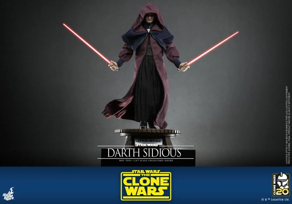 Star Wars: The Clone Wars TMS102 Darth Sidious 1/6th Scale Collectible Figure