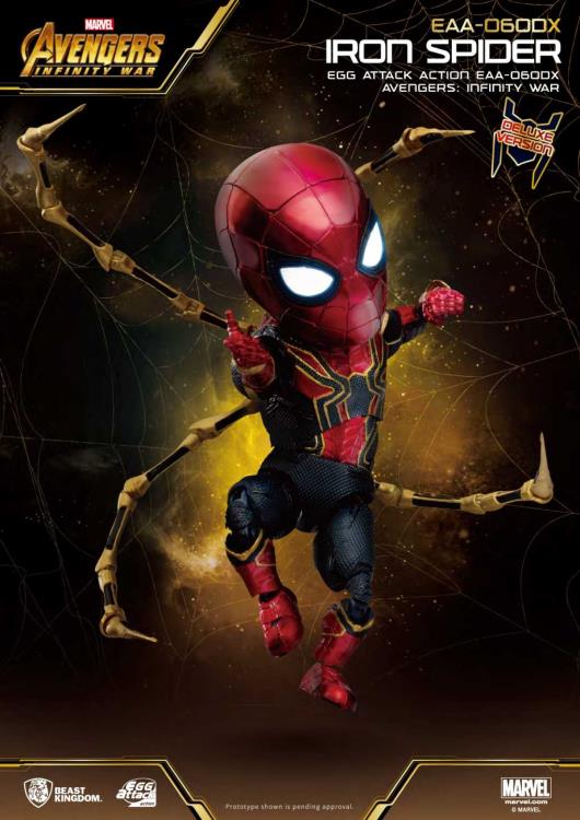 Avengers: Infinity War Egg Attack Action EAA-060DX Iron Spider PX Previews Exclusive