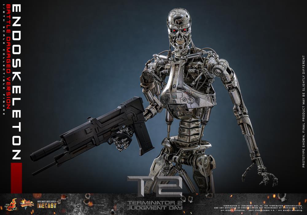Pre-Order - Terminator 2: Judgement Day MMS840D77 Endoskeleton (Battle Damaged Ver.) 1/6th Scale Collectible Figure