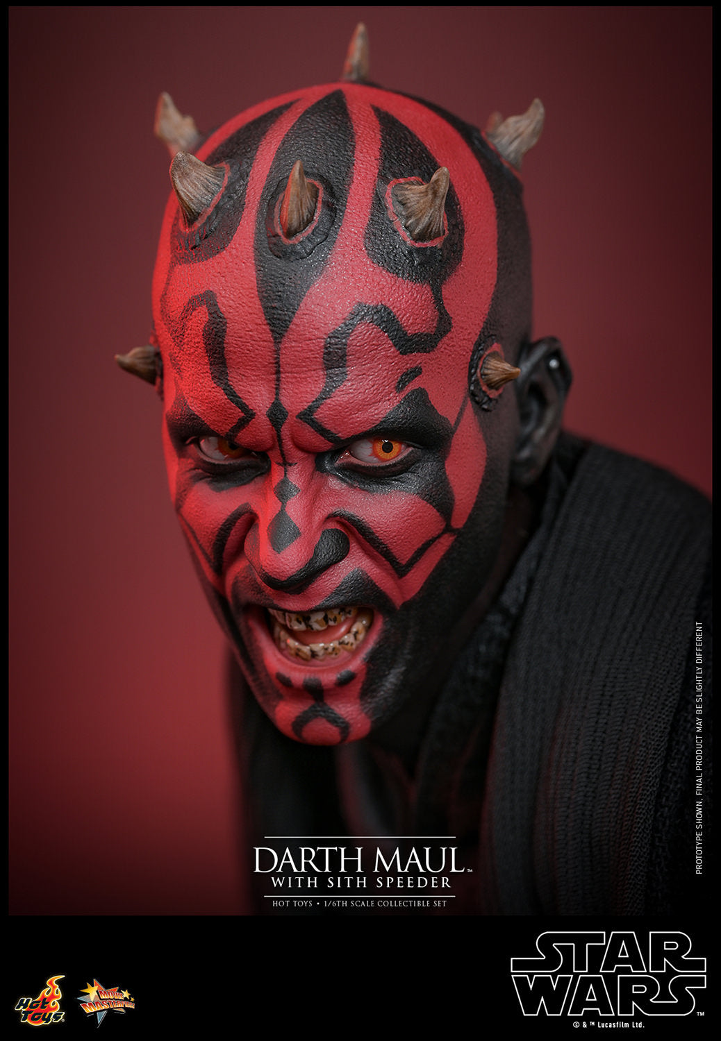 Star Wars: The Phantom Menace MMS749 Darth Maul With Sith Speeder 1/6th Scale Collectible Figure Set