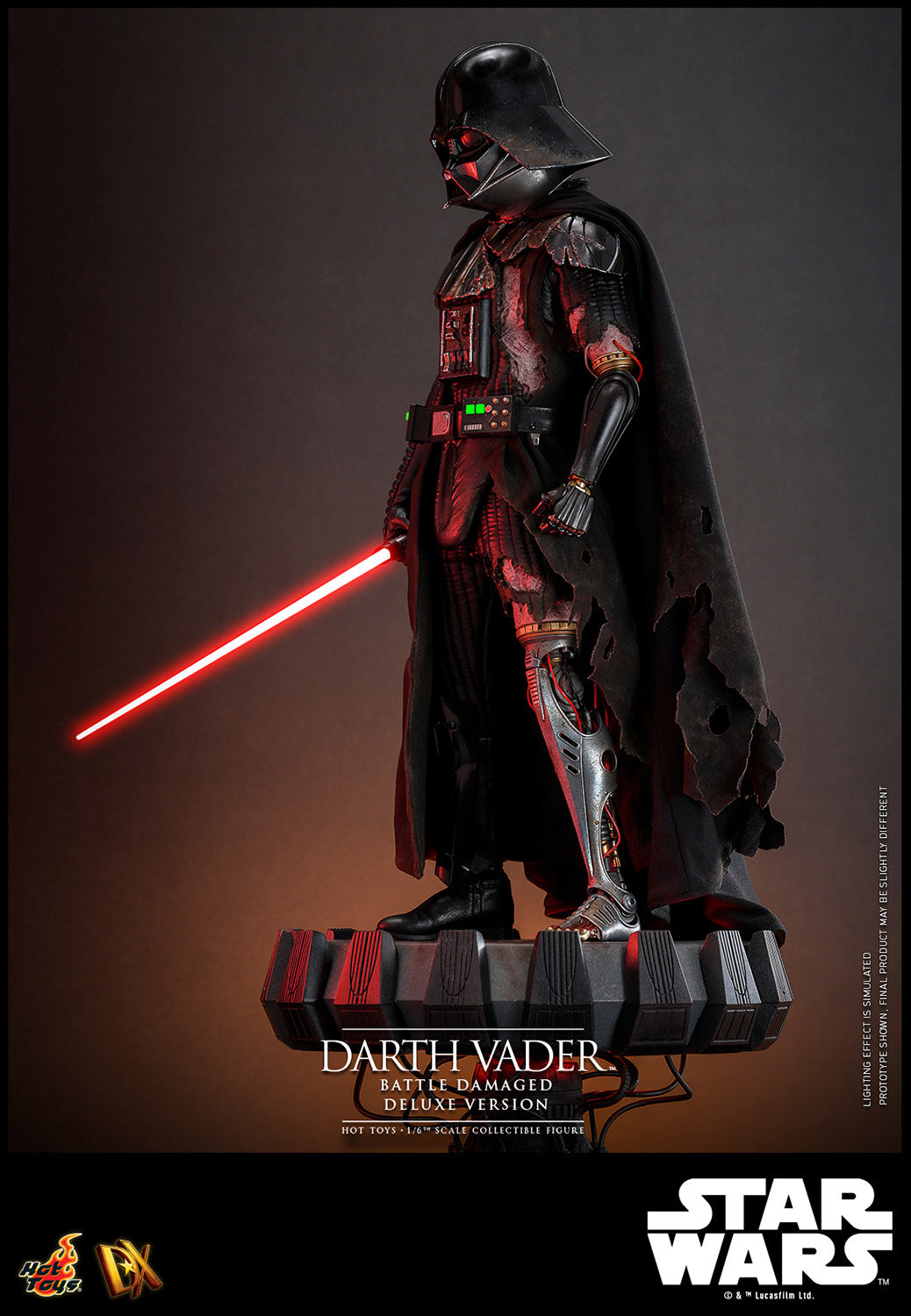 Pre-Order - Star Wars DX45 Darth Vader (Battle Damaged) Deluxe 1/6th Scale Collectible Figure