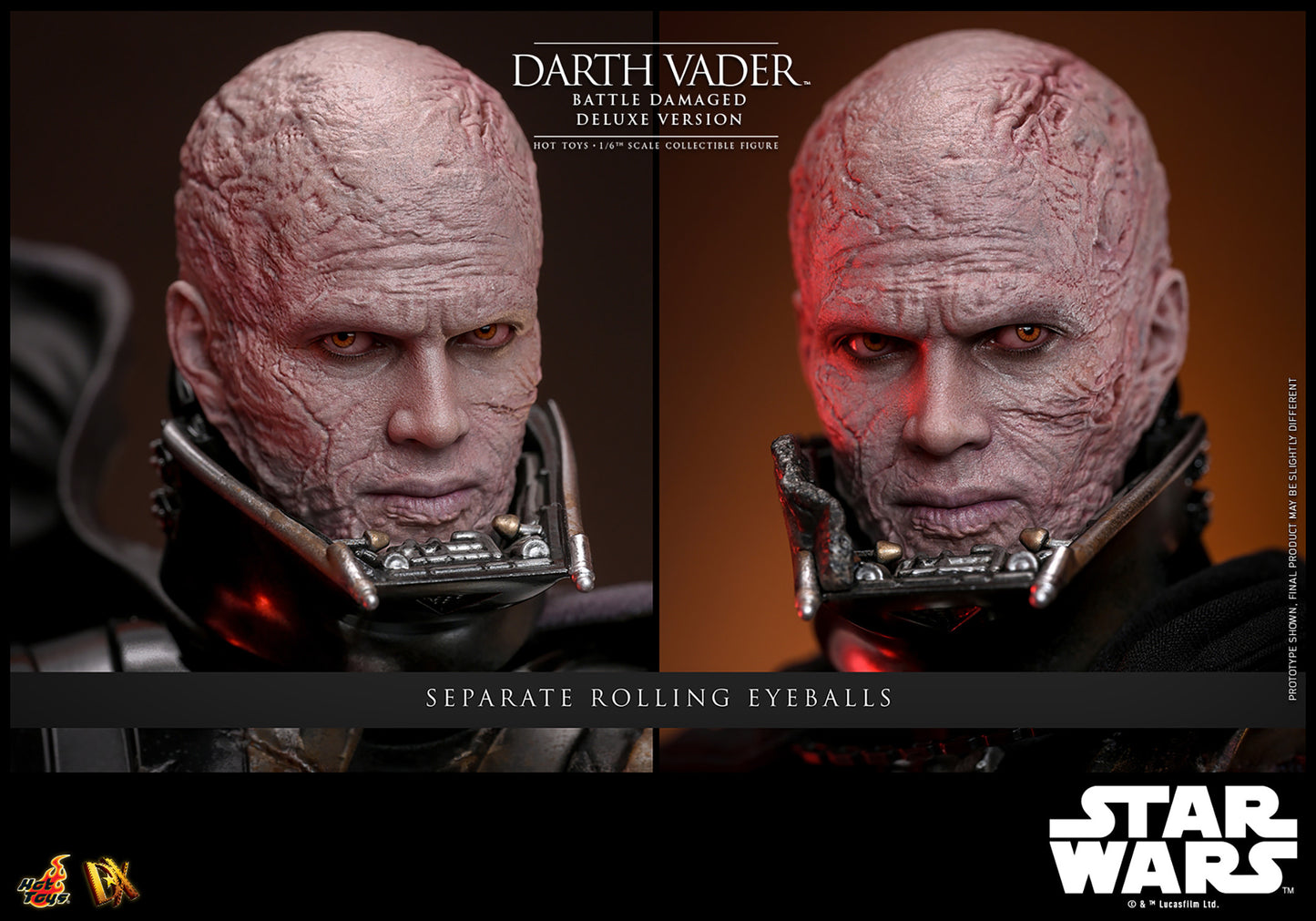 Pre-Order - Star Wars DX45 Darth Vader (Battle Damaged) Deluxe 1/6th Scale Collectible Figure