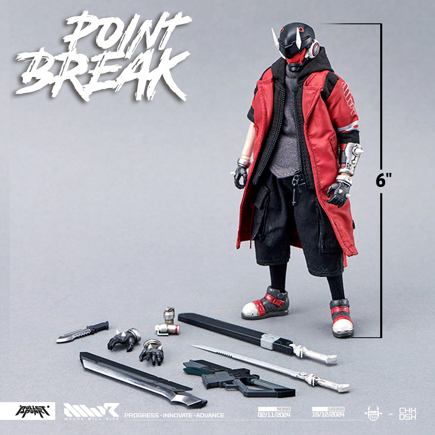 PRE-ORDER - Mecha Will Rise DXIII and Carbine (Point Break Ver.) 1/12 Scale Action Figure