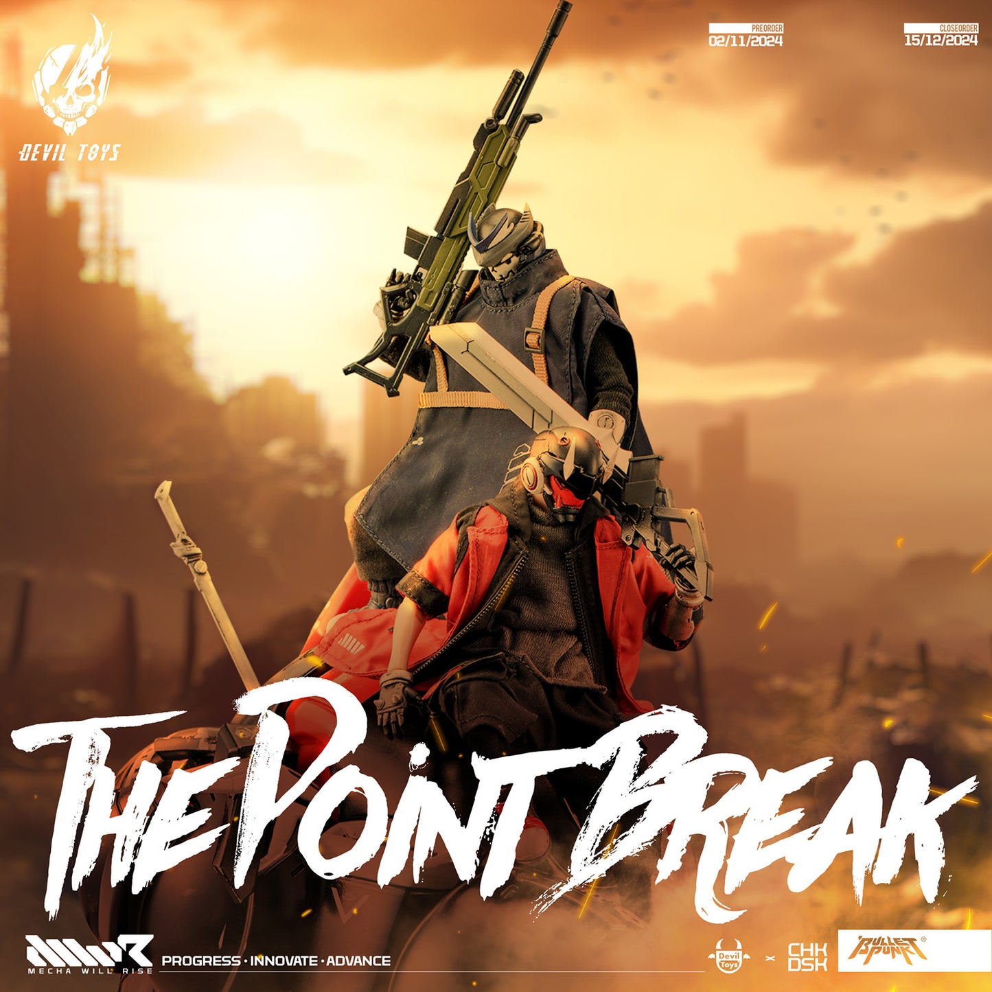 PRE-ORDER - Mecha Will Rise DXIII and Carbine (Point Break Ver.) 1/12 Scale Action Figure