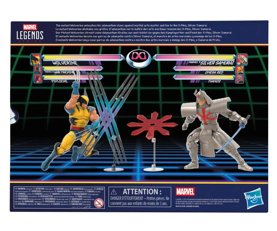 Marvel Legends Gamerverse Wolverine vs. Silver Samurai Action Figure Two-Pack