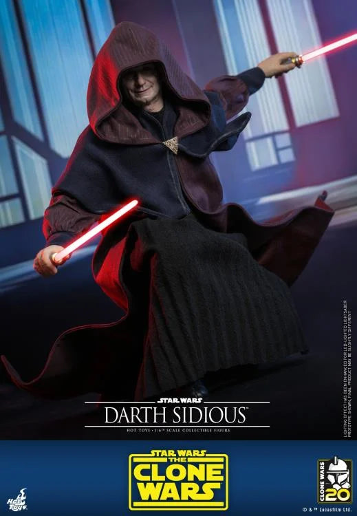 Star Wars: The Clone Wars TMS102 Darth Sidious 1/6th Scale Collectible Figure