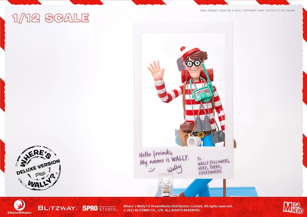 Where's Waldo? MEGAHERO Waldo 1/12 Scale Deluxe Figure